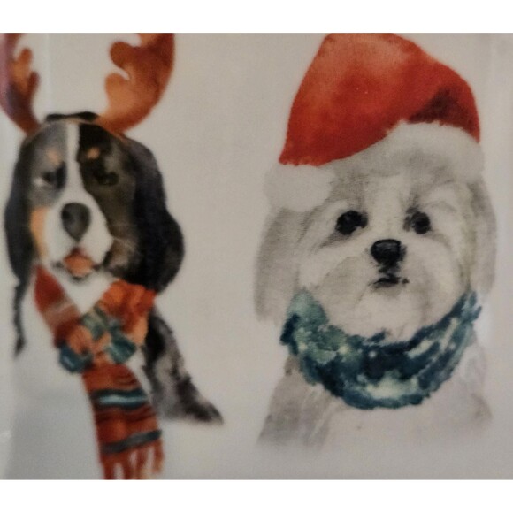 Christmas Dog Holiday Ceramic Large Mug, Coffee/Cocoa, 12 oz., NWT - Picture 6 of 6